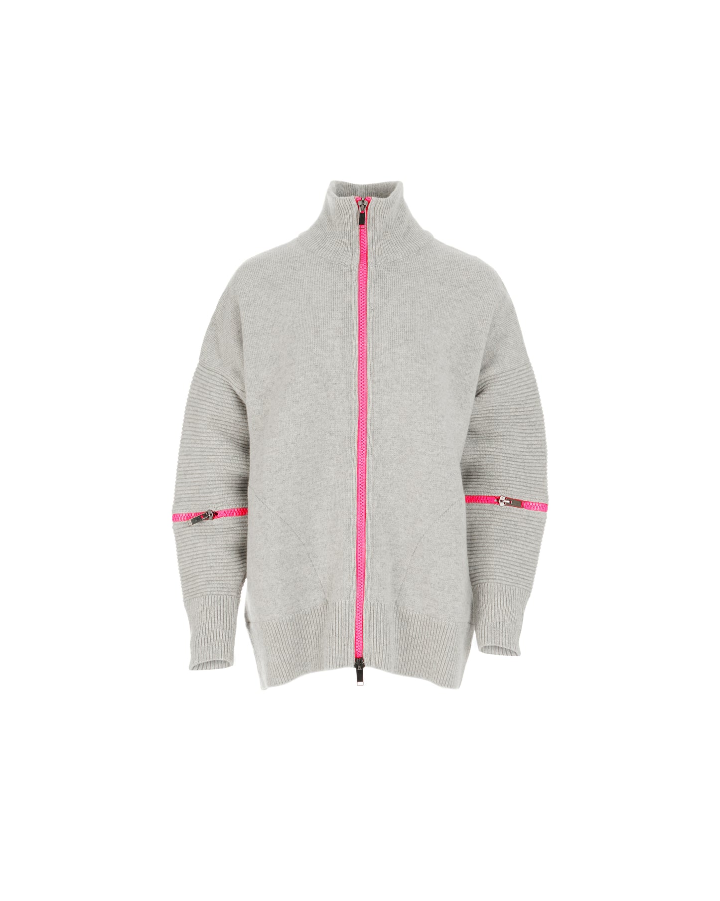 Grey - Pink Zip