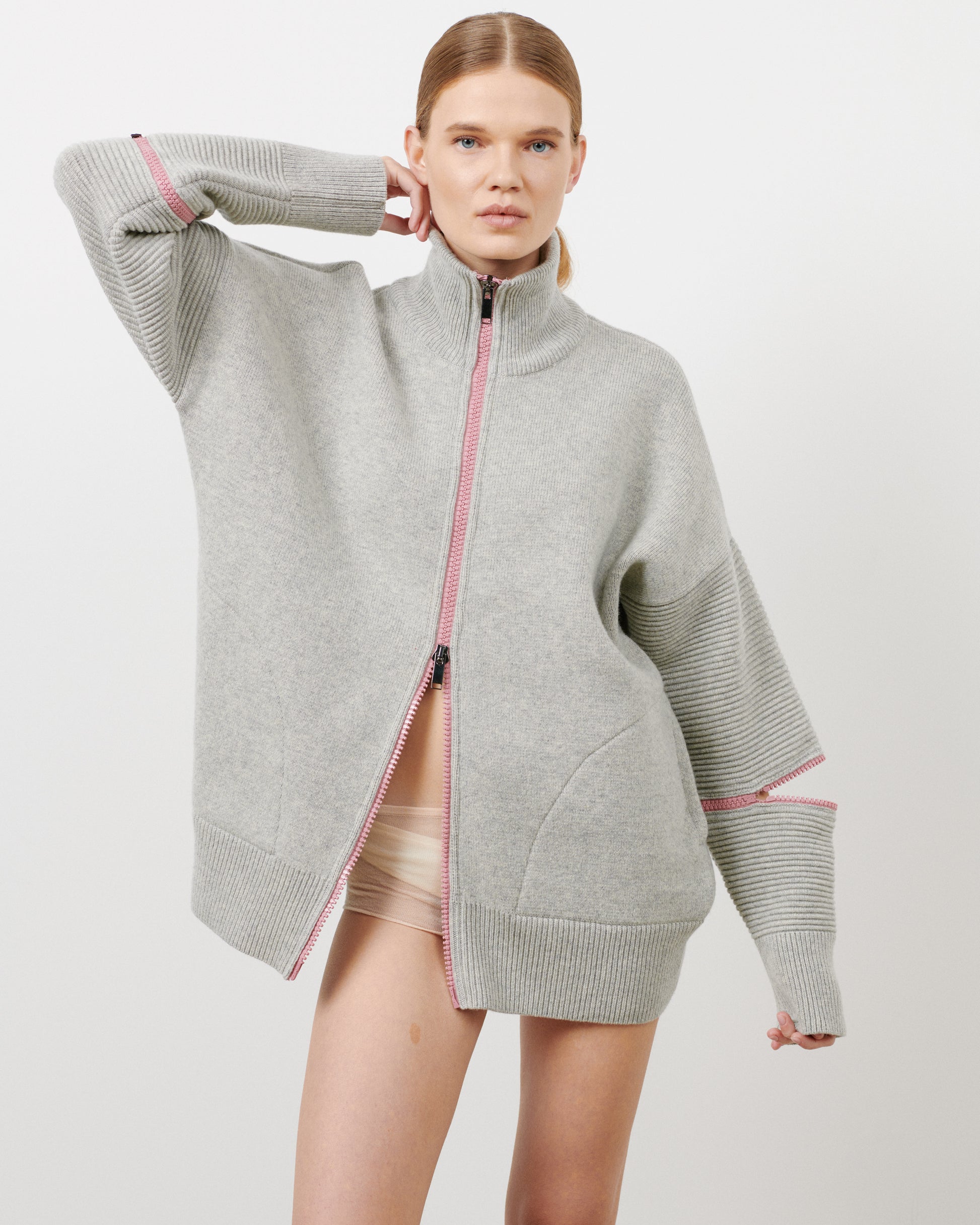 Grey - Rose Zip